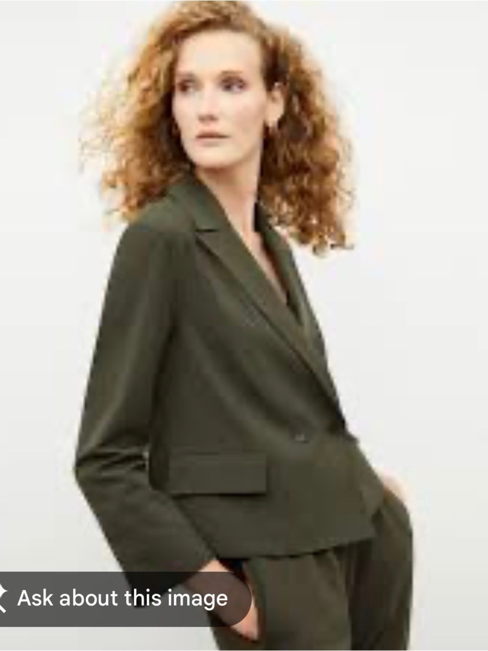 M.M. Lafleur womens green blazer size large